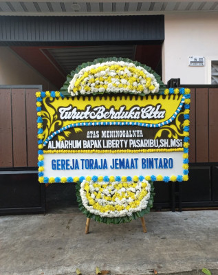 Papan Bunga Duka di Kelapa Lima
