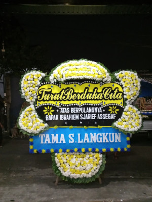 Papan Bunga Duka di Kelapa Lima